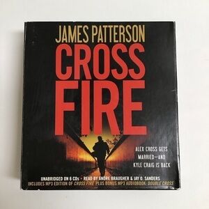 Audiobook James Patterson Cross Fire 2010 6 CDs BONUS MP3s Braugher Unabridged